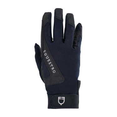 Technische stoffen handschoenen Sunny Equestro Marine Marineblauw Technische stoffen handschoenen Sunny Equestro Marine Marineblauw