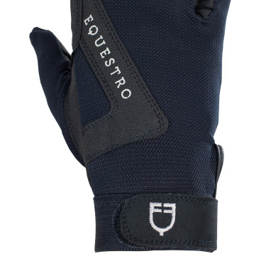 Technische stoffen handschoenen Sunny Equestro Marine Marineblauw Technische stoffen handschoenen Sunny Equestro Marine Marineblauw