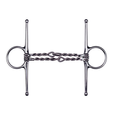 Mors aiguille Feeling double embouchure torsadée Mors aiguille Feeling double embouchure torsadée