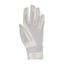 Gants en tissu technique Sunny Equestro Blanc
