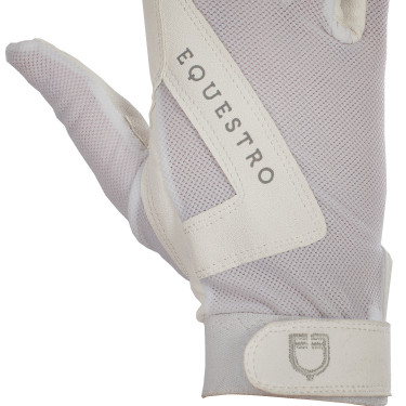 Technische stoffen handschoenen Sunny Equestro Wit