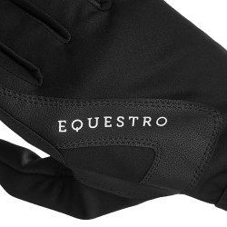 Technische stoffen handschoenen met fleecevoering Equestro Technische stoffen handschoenen met fleecevoering Equestro