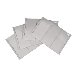 Onderbandages katoen Equestro Grijs