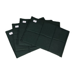 Sous bandages coton Equestro Vert chasseur