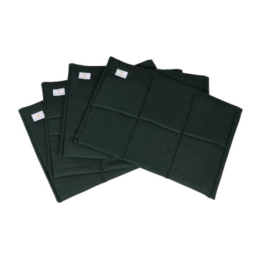 Sous bandages coton Equestro Vert chasseur