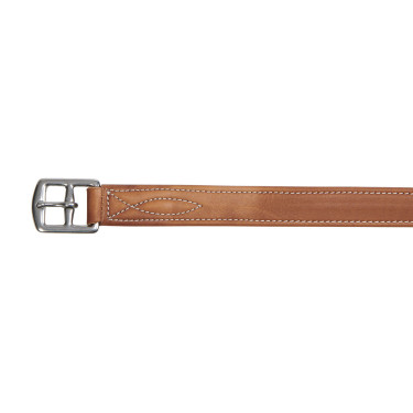 Étrivières en cuir doublé Equestro Cognac Marron