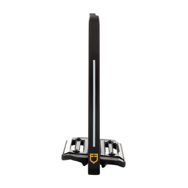 Étriers en aluminium avec plancher incliné Pro HPS Equestro Noir