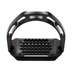 Étriers en aluminium avec plancher incliné Pro HPS Equestro Noir