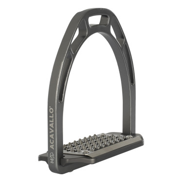 Aluminium stijgbeugels Arco Evolution Alupro Acavallo Zwart