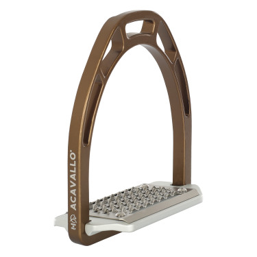 Aluminium stijgbeugels Arco Evolution Alupro Acavallo Brons Bruin Aluminium stijgbeugels Arco Evolution Alupro Acavallo Brons Bruin