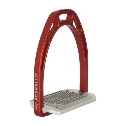 Aluminium stijgbeugels Arco Evolution Alupro Acavallo Rood