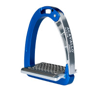 Étriers Arena Aluplus Junior 10,5 cm Acavallo Bleu