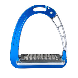 Étriers Arena Aluplus Junior 10,5 cm Acavallo Bleu