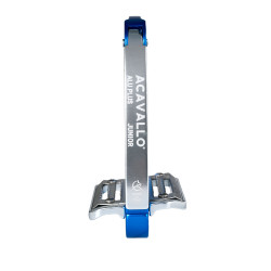 Étriers Arena Aluplus Junior 10,5 cm Acavallo Bleu