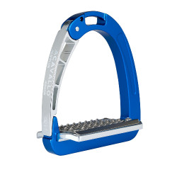 Étriers Arena Aluplus Junior 10,5 cm Acavallo Bleu