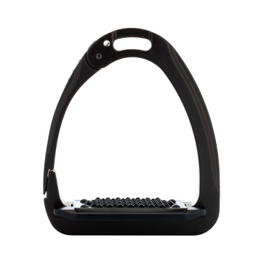 Étriers Arena Aluplus 2.0 édition spéciale avec cristaux Swarovski Acavallo Noir total