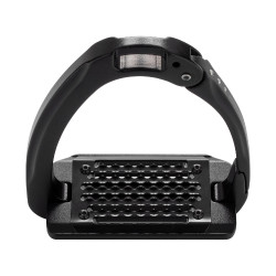 Étriers Arena Aluplus 2.0 édition spéciale avec cristaux Swarovski Acavallo Noir total