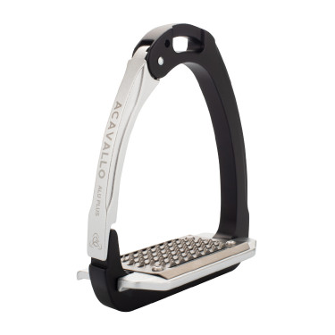 Stijgbeugels Arena Aluplus 2.0 Acavallo Zwart