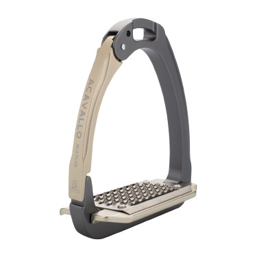 Étriers Arena Aluplus 2.0 Acavallo Titanium Gris