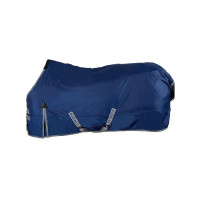 Couverture turnout imperméable en polyester 840D ripstop avec rembourrage 400g Acavallo Marine Bleu marine Couverture turnout imperméable en polyester 840D ripstop avec rembourrage 400g Acavallo Marine Bleu marine