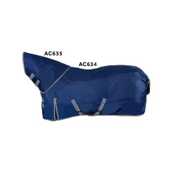 Couverture turnout imperméable en polyester 840D ripstop avec rembourrage 400g Acavallo Marine Bleu marine Couverture turnout imperméable en polyester 840D ripstop avec rembourrage 400g Acavallo Marine Bleu marine