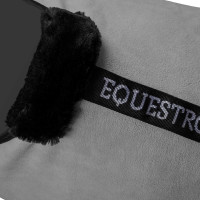 Fleece deken met voorflap sluiting GP Equestro Grijs Fleece deken met voorflap sluiting GP Equestro Grijs