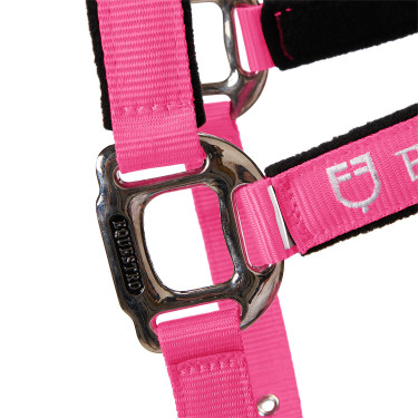 Halster en longe Equestro Fuchsia Roze