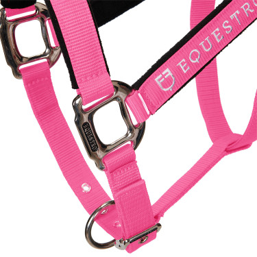Halster en longe Equestro Fuchsia Roze