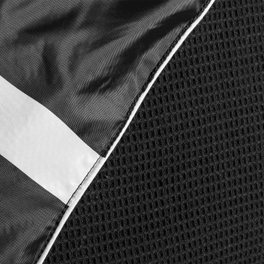 Boxdeken in Waffle-stof Equestro Zwart