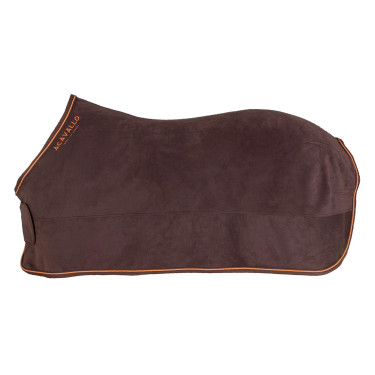 Fleecedeken voor stal 800g Acavallo Bruin / oranje