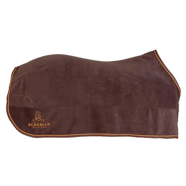 Couverture de box en polaire 800g Acavallo Marron / orange