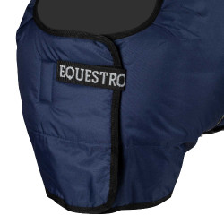 Boxdeken 400g in ripstop-stof met Bora Equestro-logo Marine Marineblauw