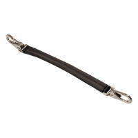 Courroie de selle en cuir Equestro Marron foncé
