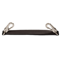 Courroie de selle en cuir Equestro Marron foncé