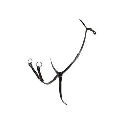 Collier de chasse en cuir Roxane Equestro Noir Collier de chasse en cuir Roxane Equestro Noir