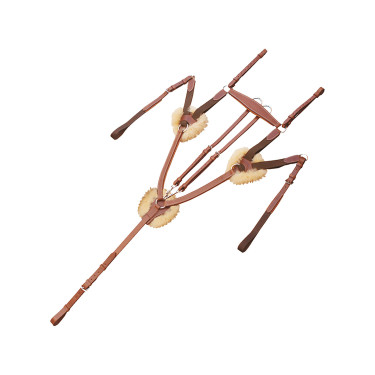 Salome 5-punts borsttuig met Magic Equestro-systeem Cognac Bruin