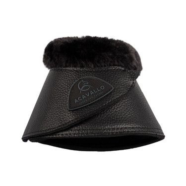 Klokken van ecologisch leer met synthetisch schapenwol en klittenbandsluiting Acavallo Klokken van ecologisch leer met synthetisch schapenwol en klittenbandsluiting Acavallo