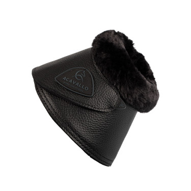 Klokken van ecologisch leer met synthetisch schapenwol en klittenbandsluiting Acavallo Klokken van ecologisch leer met synthetisch schapenwol en klittenbandsluiting Acavallo
