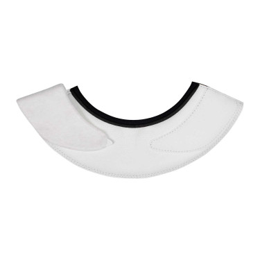 Ecologische leren springschoenen met klittenbandsluiting Acavallo Wit