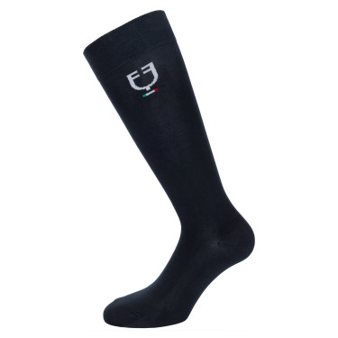 Chaussettes techniques extensibles avec drapeau italien Equestro Chaussettes techniques extensibles avec drapeau italien Equestro
