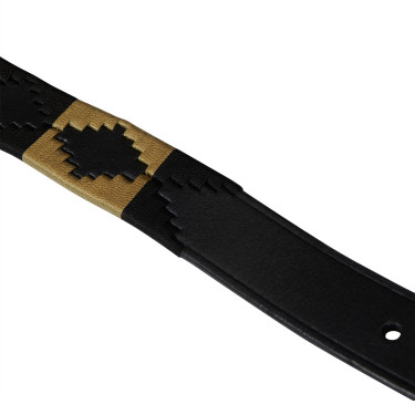 Ceinture en cuir avec motif sud-ouest Equestro Ceinture en cuir avec motif sud-ouest Equestro
