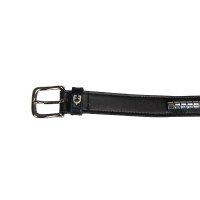 Leren riem met zilverkleurige studs Equestro Zwart / zilver Leren riem met zilverkleurige studs Equestro Zwart / zilver