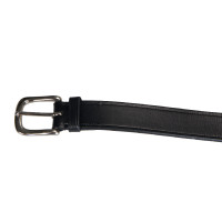 Leren riem met zwarte en witte borduursels Equestro Zwart Leren riem met zwarte en witte borduursels Equestro Zwart