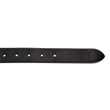 Ceinture en cuir avec broderie noire et blanche Equestro Ceinture en cuir avec broderie noire et blanche Equestro