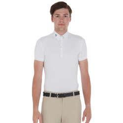 Ceinture en cuir avec broderie noire et blanche Equestro Ceinture en cuir avec broderie noire et blanche Equestro