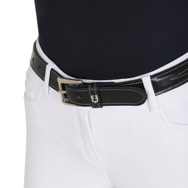 Leren riem met ambachtelijk borduurwerk Equestro Leren riem met ambachtelijk borduurwerk Equestro