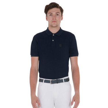 Ceinture élastique motif croisé Equestro Gris