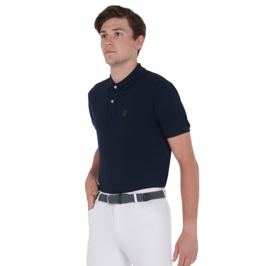 Elastische riem met kruispatroon Equestro Grijs