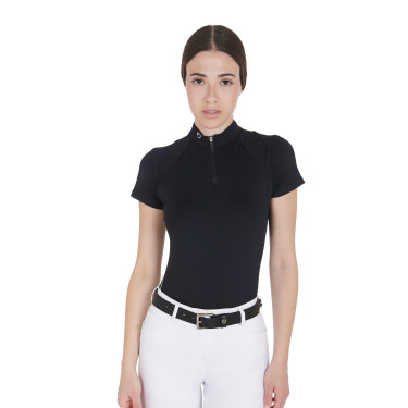 Ceinture anglaise en cuir avec mors eggbutt et strass Equestro Ceinture anglaise en cuir avec mors eggbutt et strass Equestro