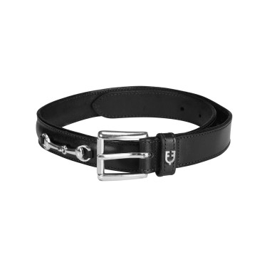 Ceinture anglaise en cuir avec mors eggbutt Equestro Ceinture anglaise en cuir avec mors eggbutt Equestro